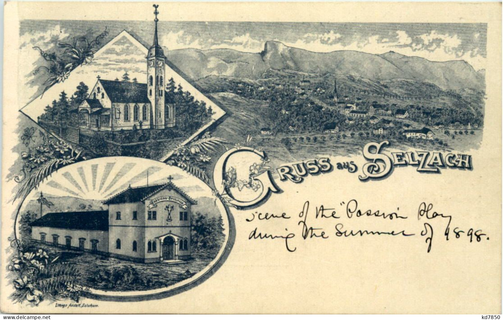 Gruss Aus Selzach - Litho - Selzach