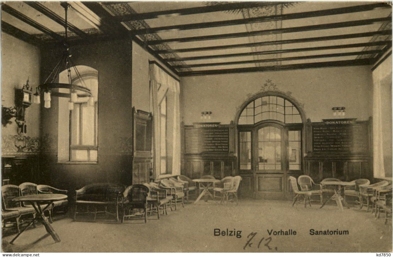 Belzig, Vorhalle Sanatorium - Belzig