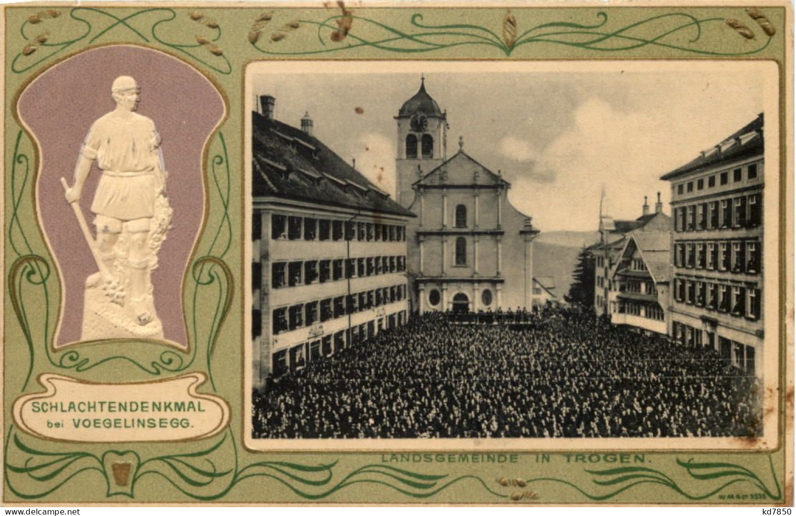 Landsgemeinde Trogen - Litho - Trogen