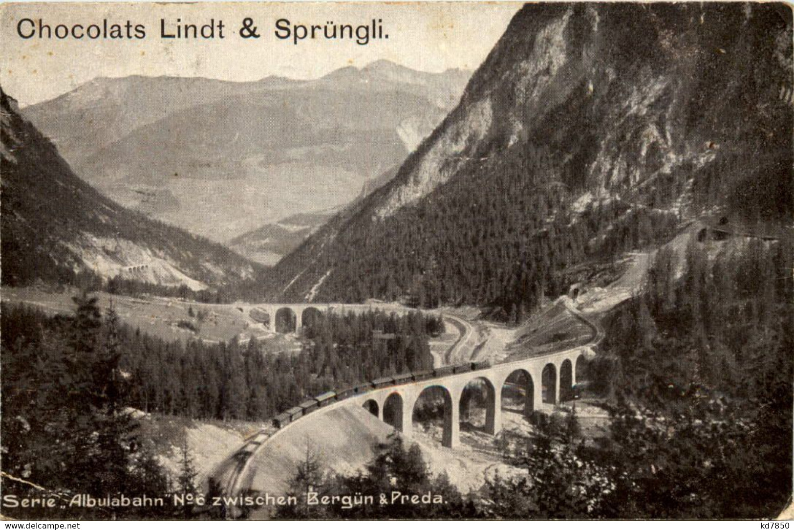 Albulabahn Zwischen Bergün & Preda - Chocolats Lindt & Sprüngli - Bergün/Bravuogn