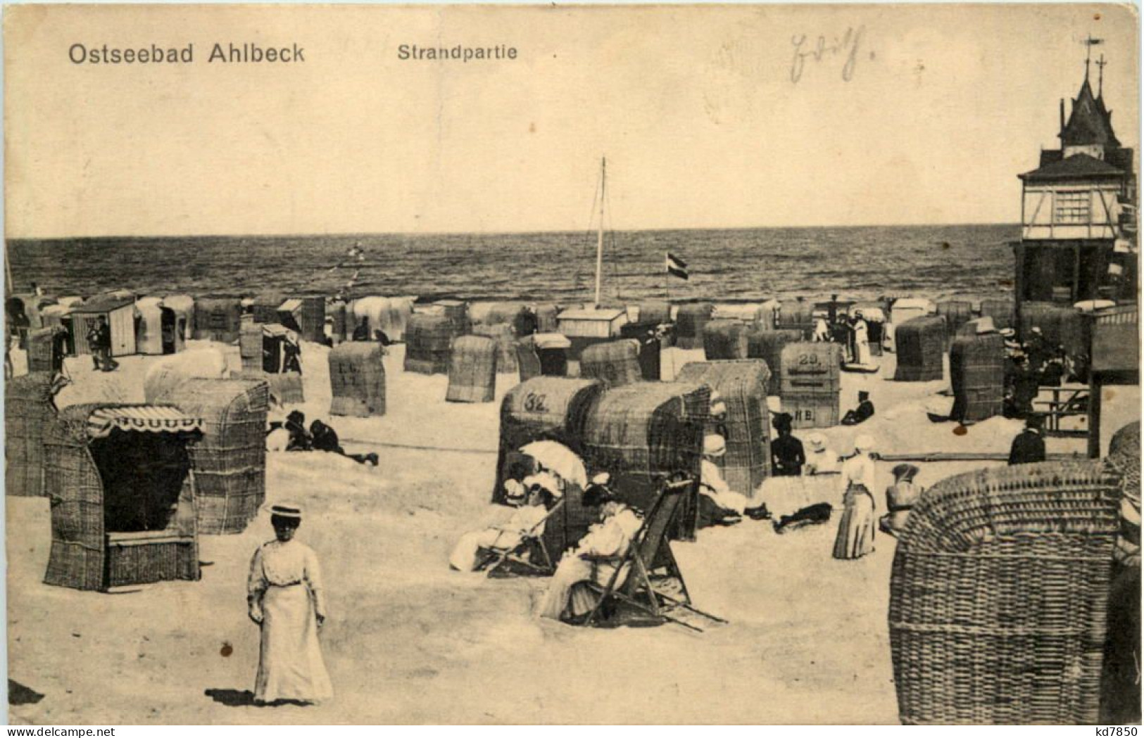 Seebad Ahlbeck, Strandpartie - Usedom