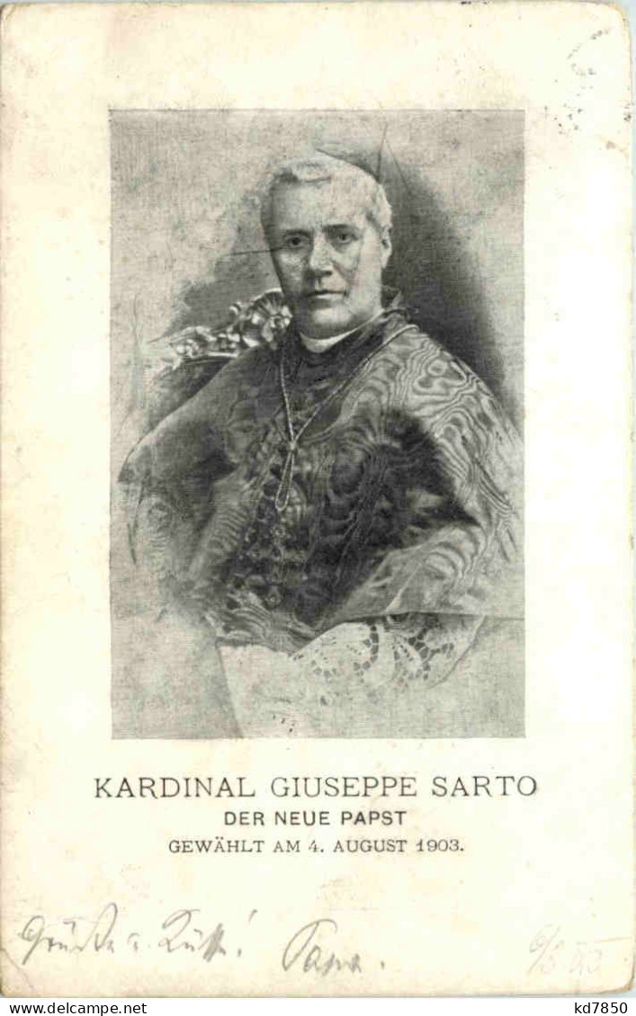 Kardinal Giuseppe Sarto - Der Neue Papst 1903 - Papes