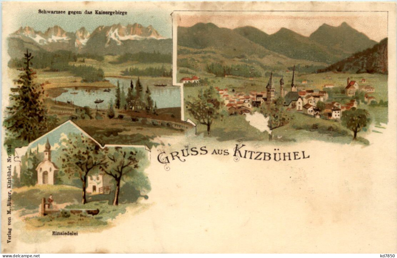 Gruss Aus Kitzbühel - Litho - Kitzbühel