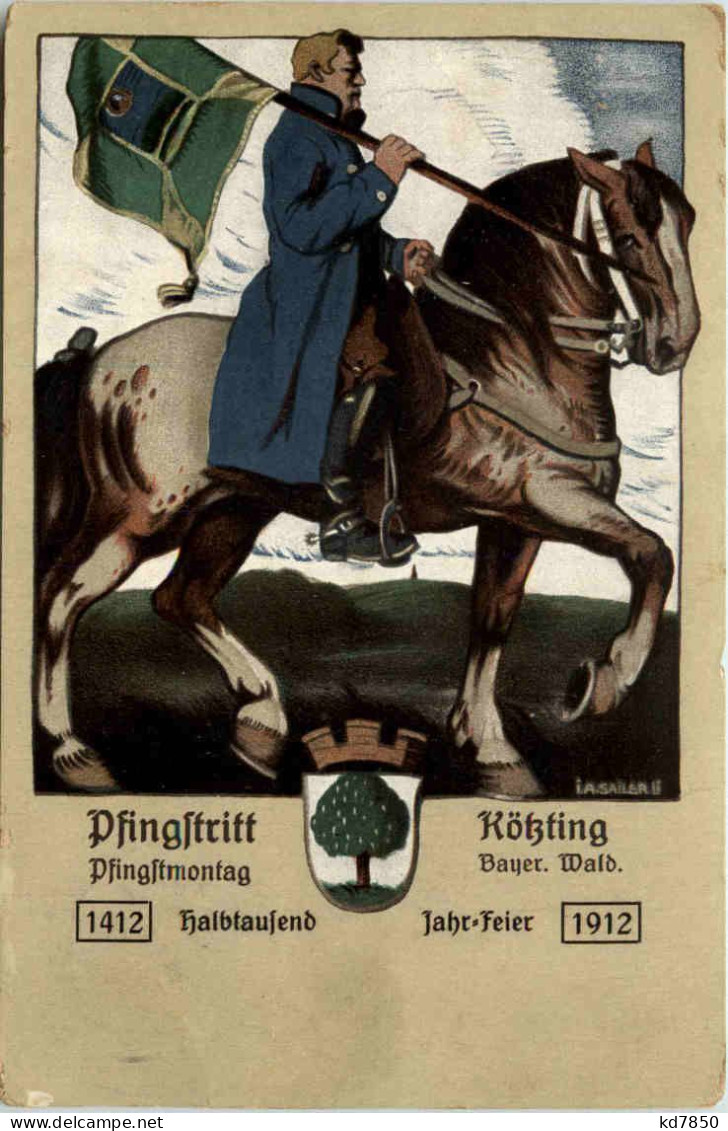 Pfingstritt Kötzting - 1912 - Cham