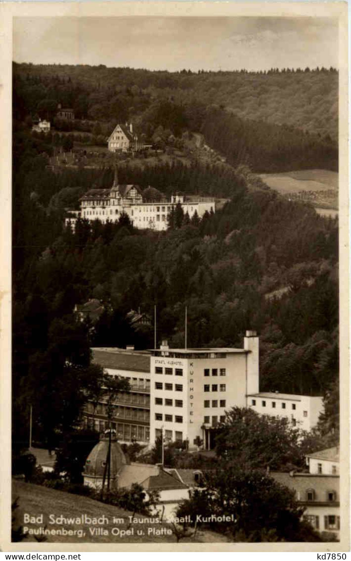 Bad Schwalbach Im Taunus, Paulinenberg, Villa Opel U. Platte - Bad Schwalbach