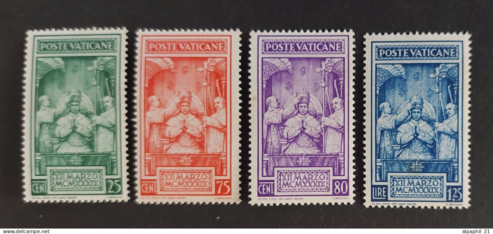 Città Del Vaticano: Pope Pius XII - Coronation, 1939 - Neufs