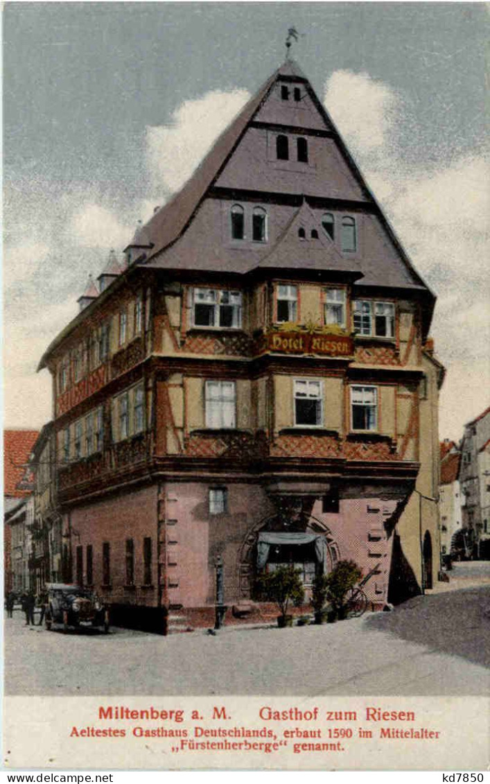 Miltenberg Am Main, Gasthof Zum Riesen - Miltenberg A. Main