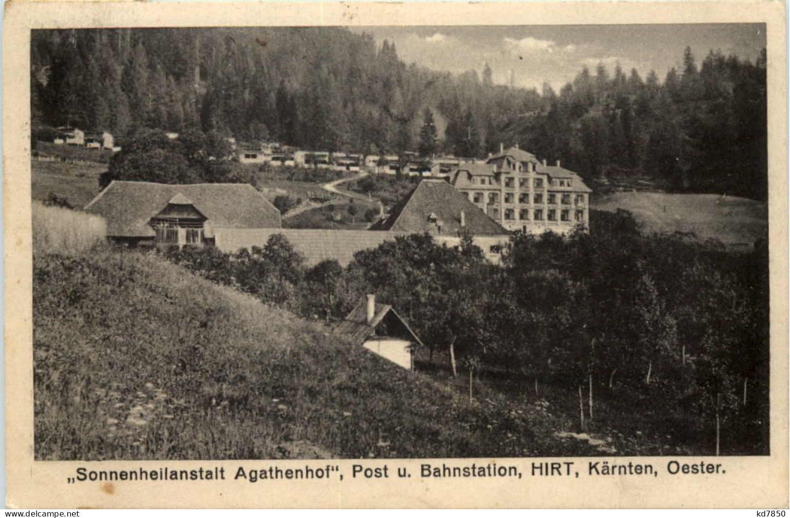 Sonnenheilanstalt Agathenhof - Hirt - St. Veit An Der Glan