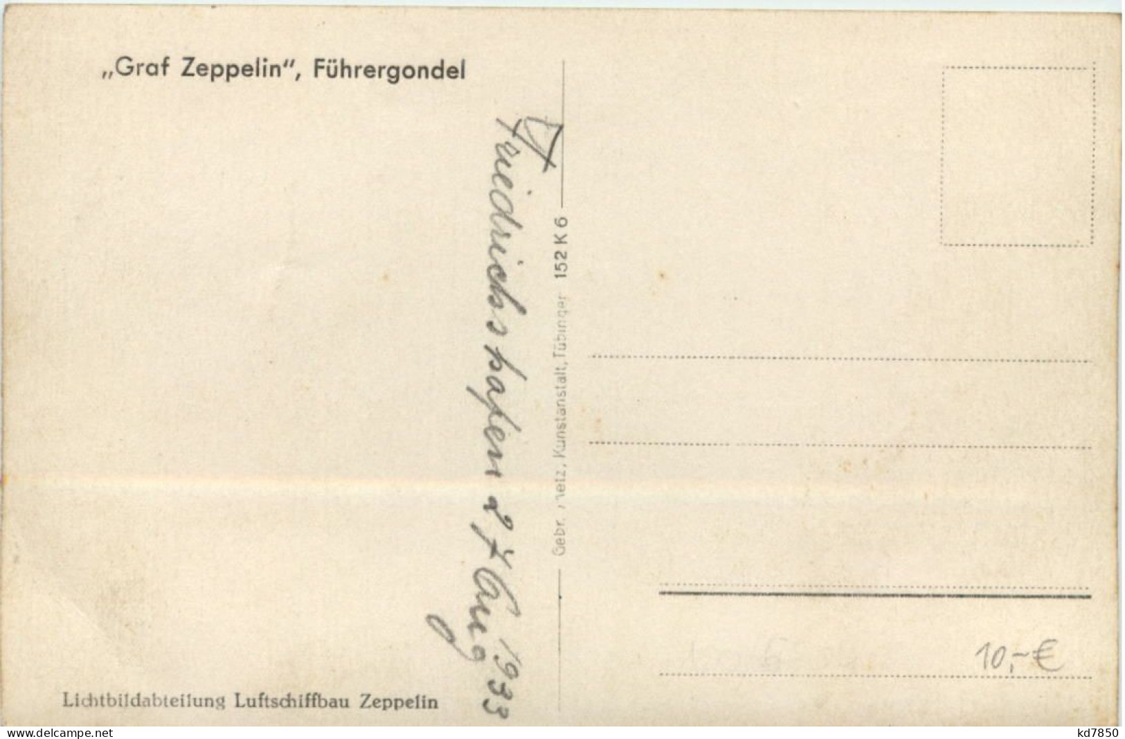 Graf Zeppelin - Führergondel - Dirigeables
