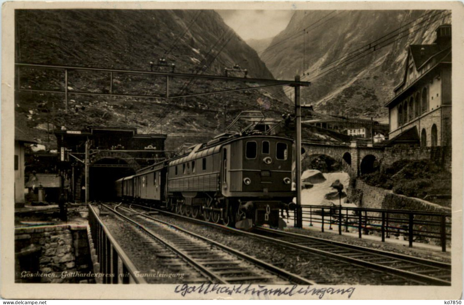 Göschenen - Gotthardexpress Mit Tunneleingang - Göschenen