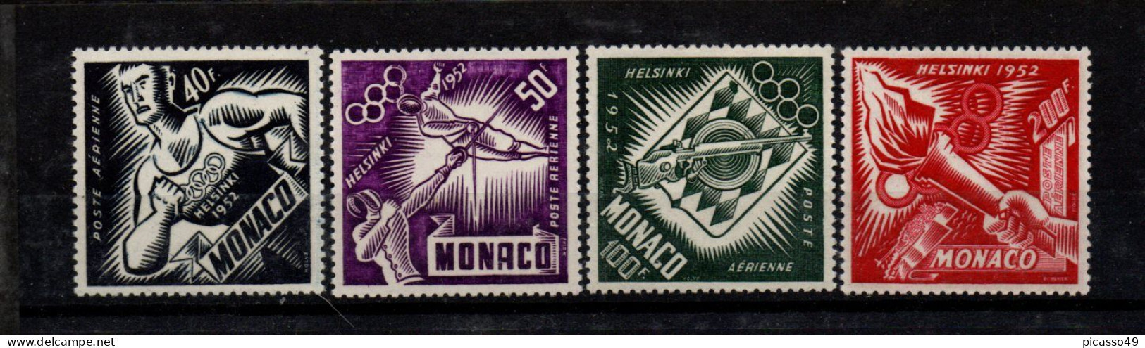 Monaco , Poste Aérienne N° 51 A 54 ** - Luftfahrt
