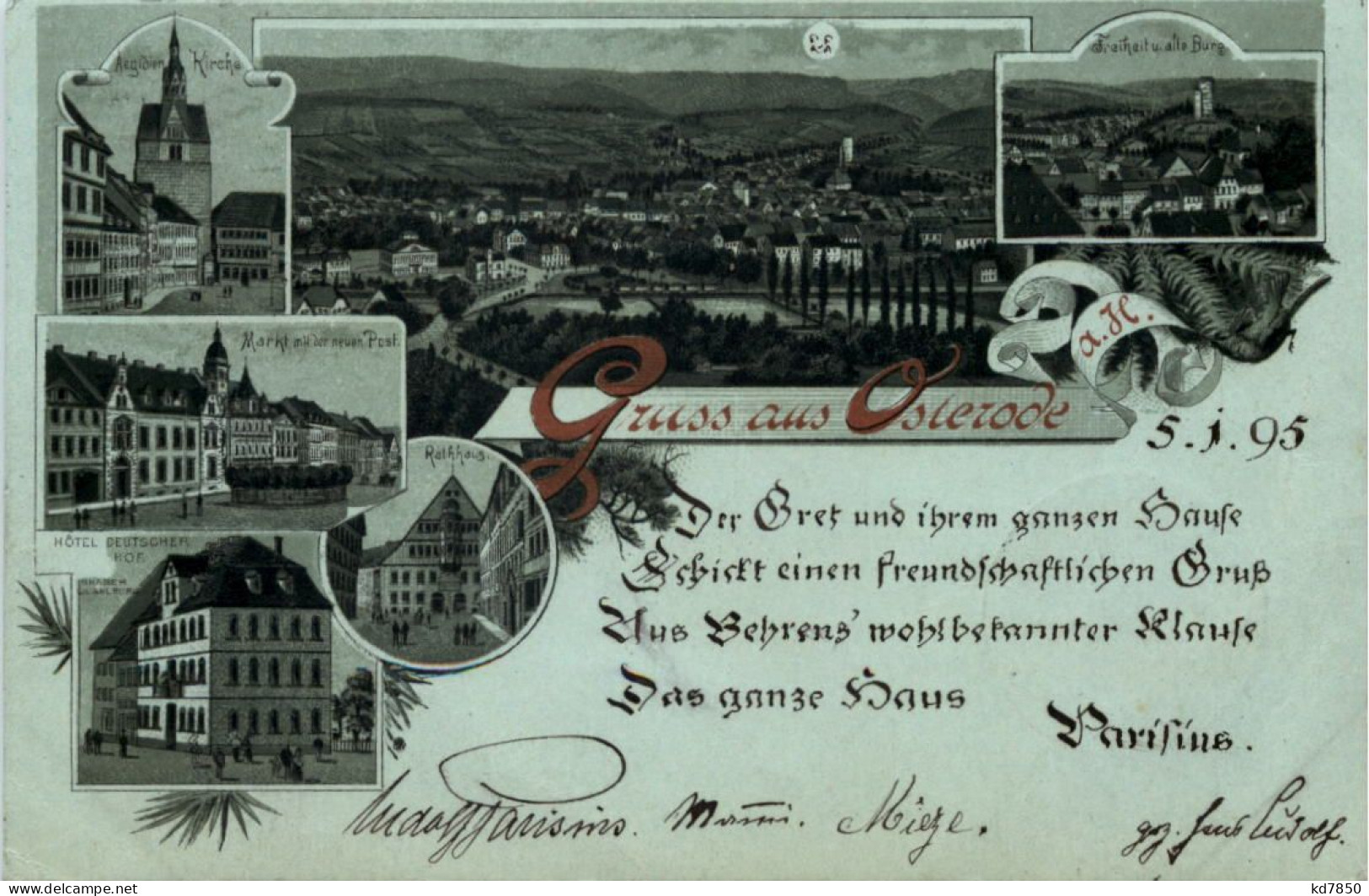 Gruss Aus Osterode - Litho - Osterode