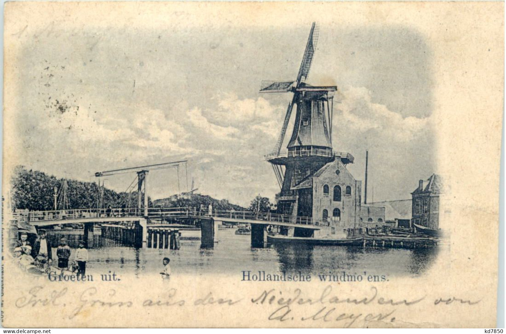 Hollandsche Windmoens - Windmühlen