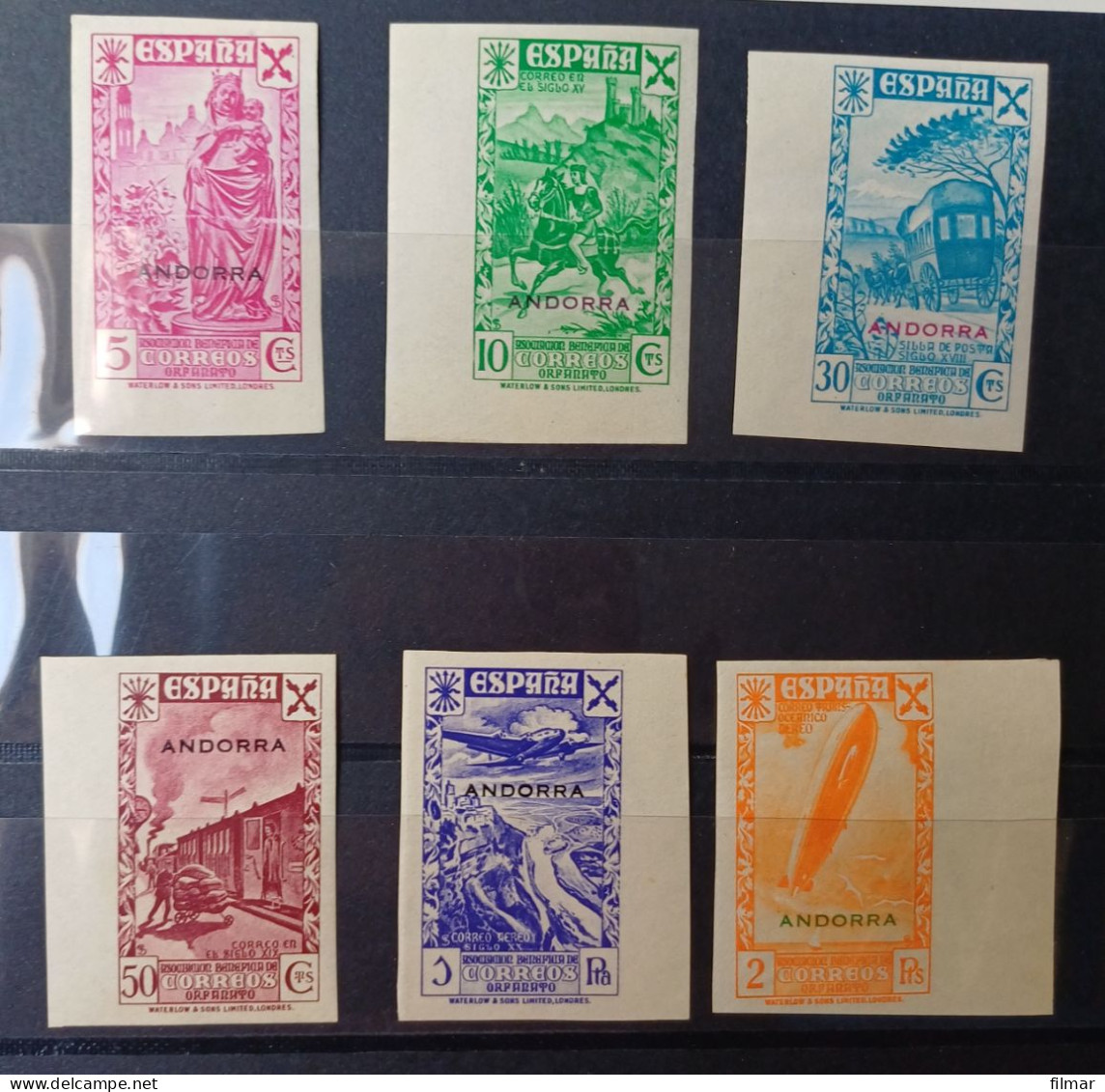 Andorra Beneficencia N1/6s** Sin - Unused Stamps