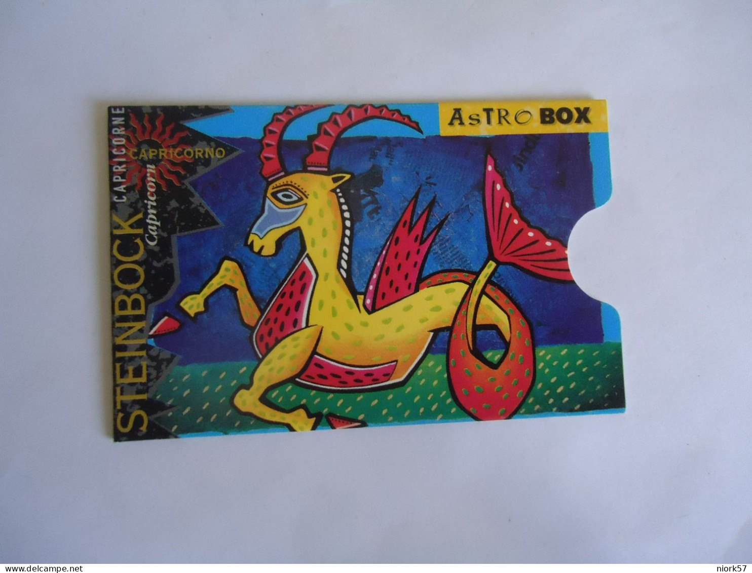 CARDBOX FOR PHONECARDS ZODIAC - Zodiaque