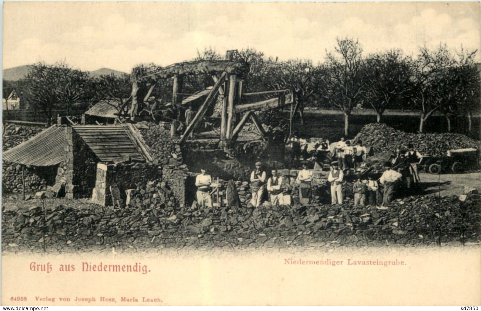 Gruss Aus Niedermendig - Niedermendinger Lavasteingrube - Mayen