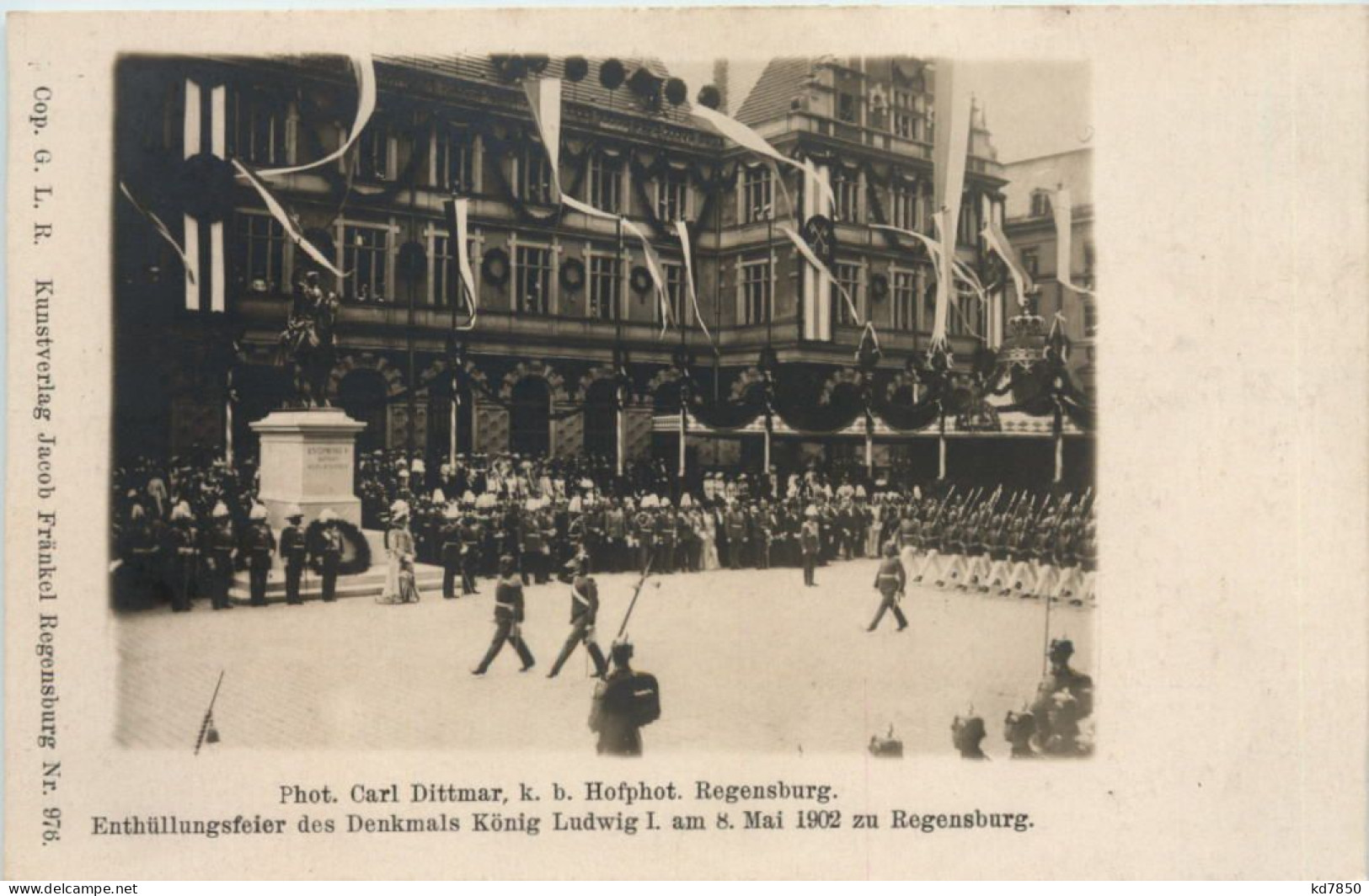 Regensburg - Enthüllungsfeier Des Denkmals König Ludwig I 1902 - Regensburg