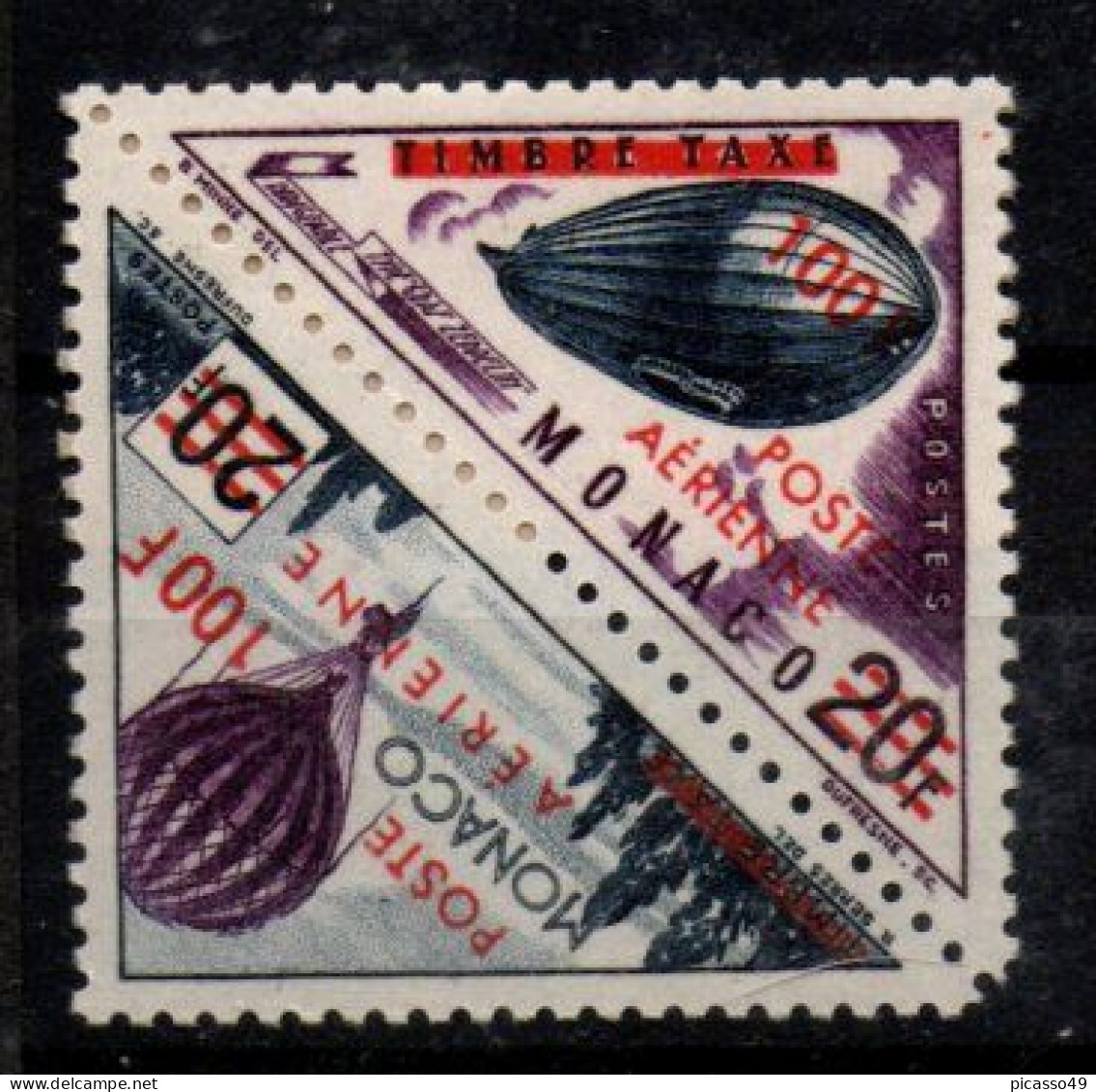 Monaco , Poste Aérienne N°  61 ** - Airmail