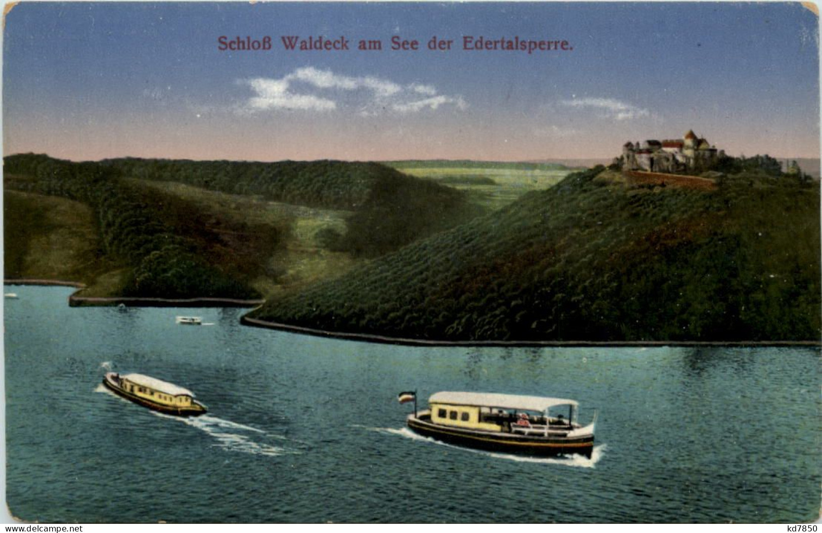 Schloss Waldeck Am See Der Edertalsperre - Waldeck