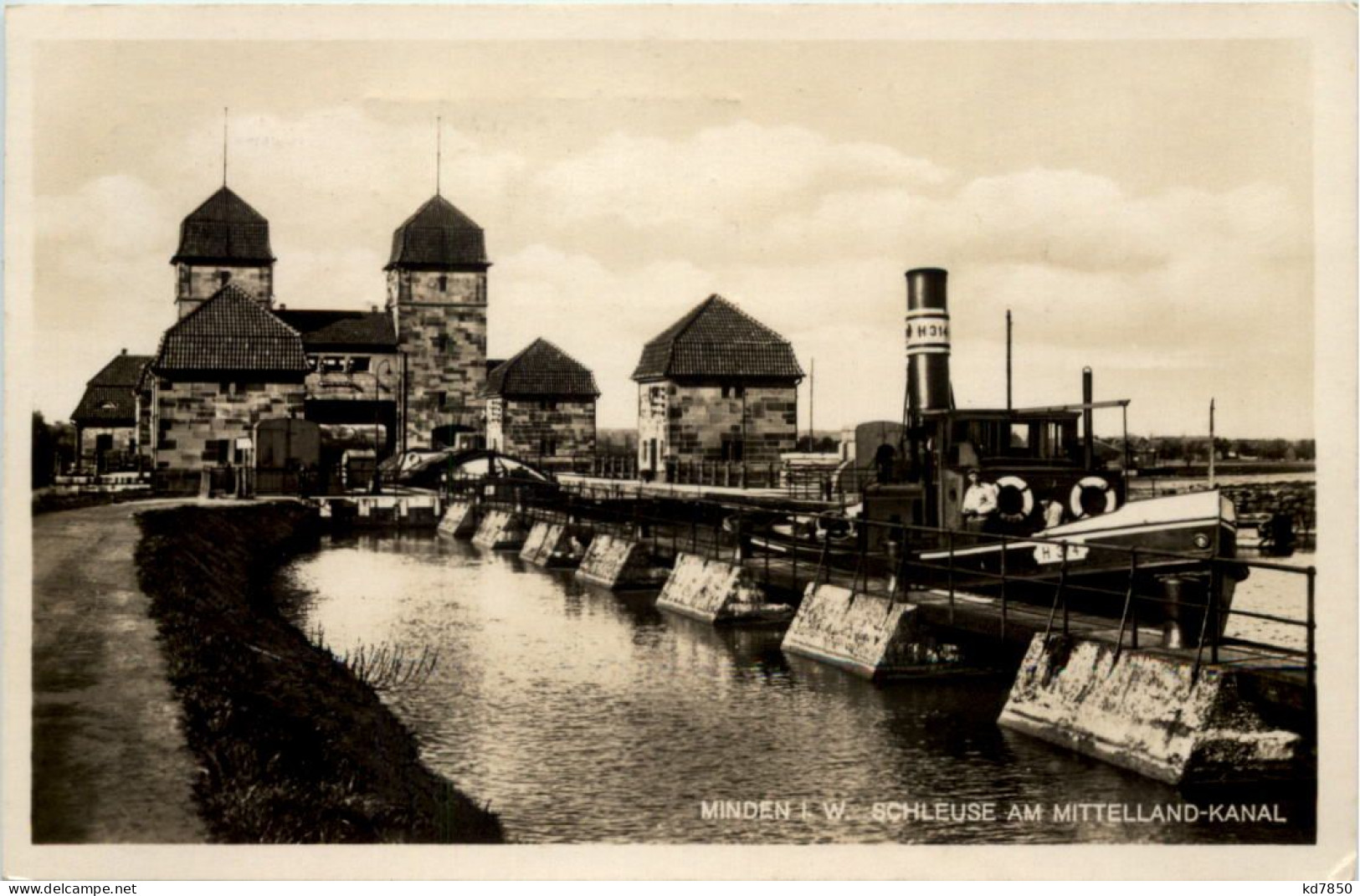 Minden, Schleuse Am Mittellandkanal - Minden