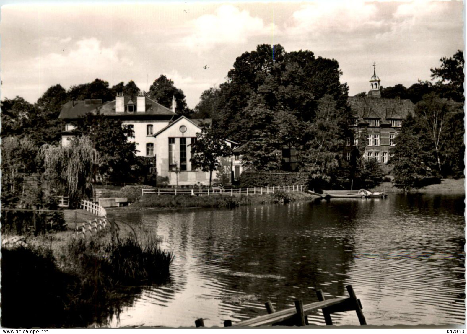 Reinbek, Der Mühlenteich Mit Schloss Und E-Werk - Reinbek