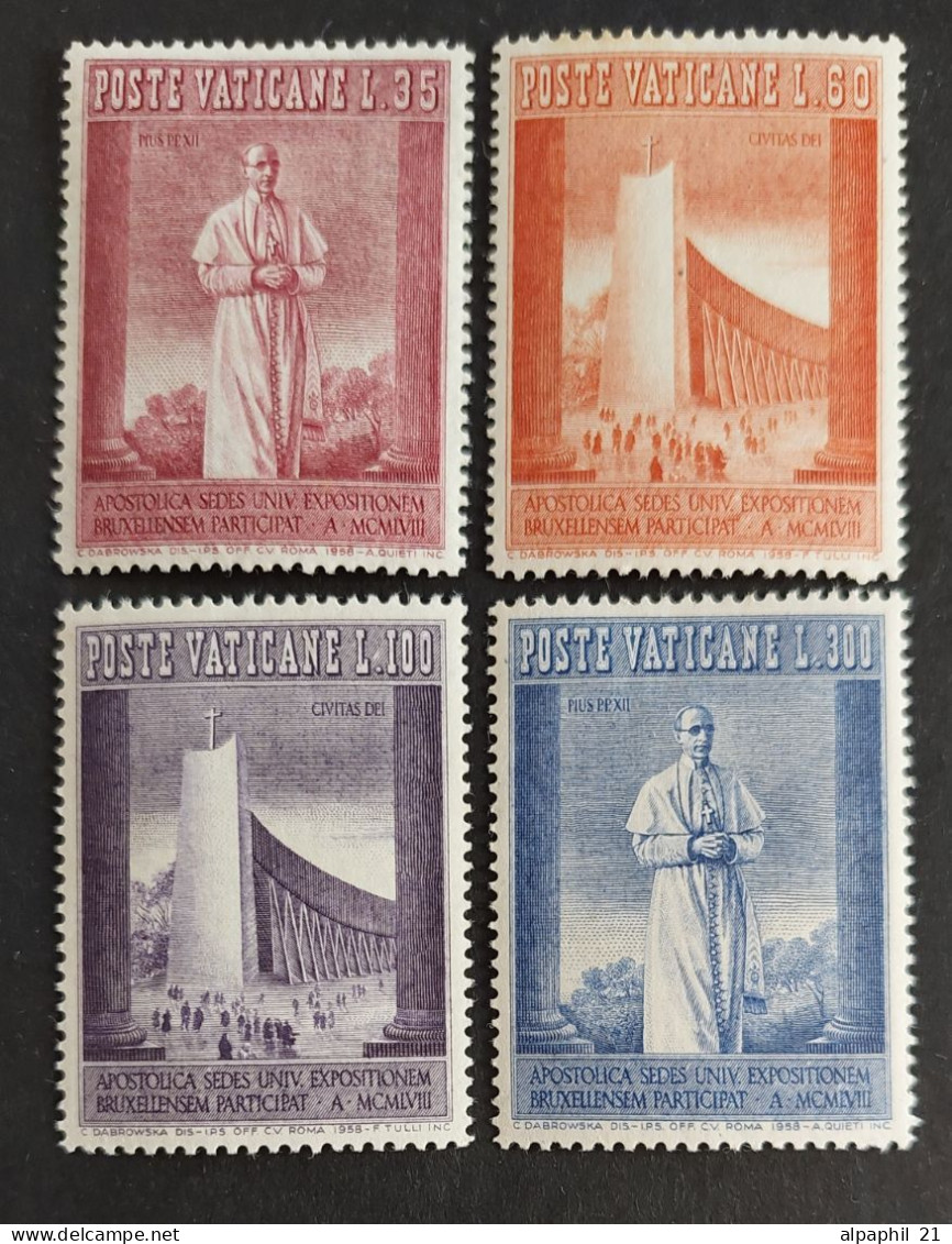 Città Del Vaticano: Pius XII, 1958 - Unused Stamps