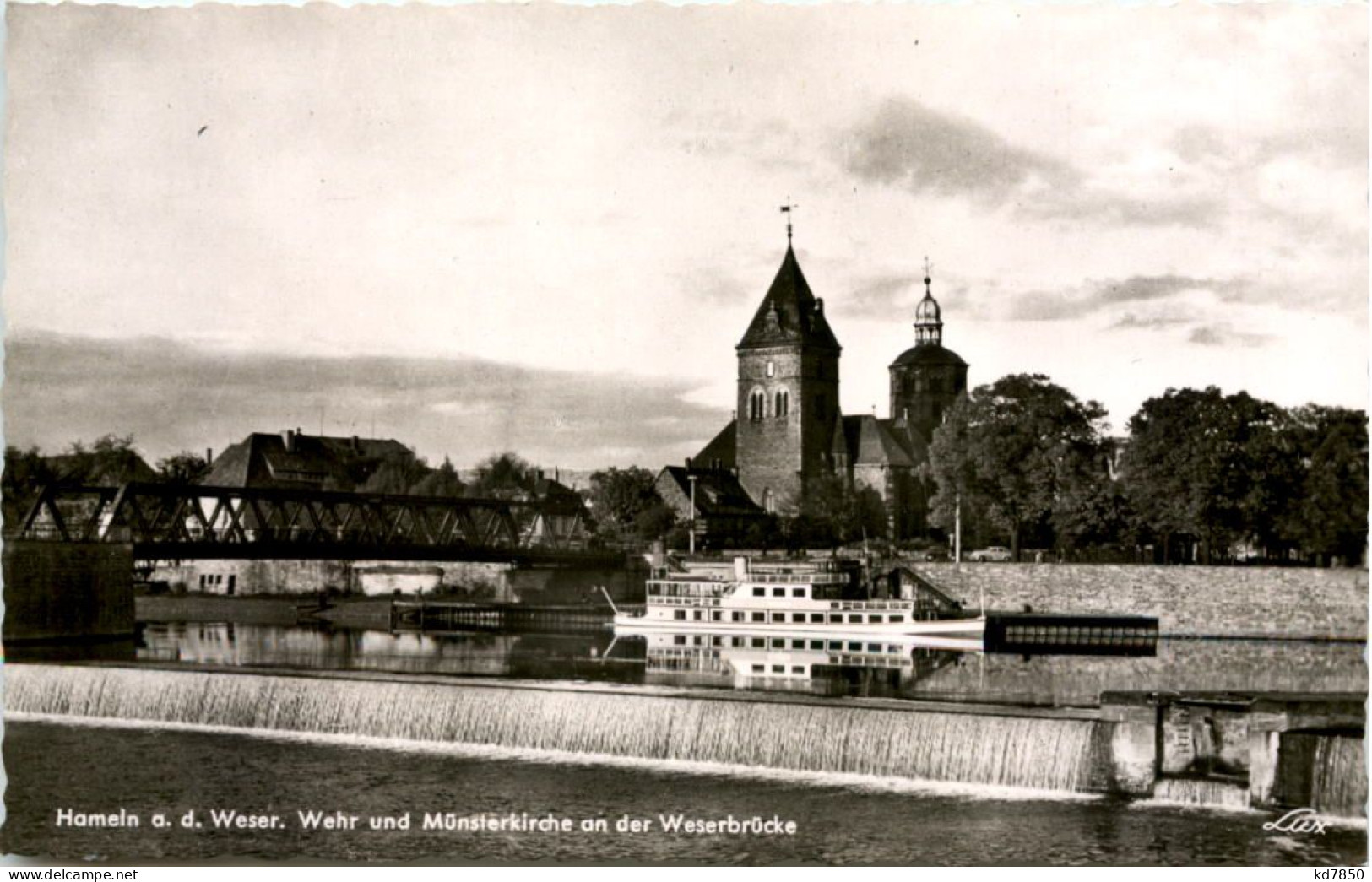 Hameln, Wehr Und Münsterkirche An Der Weserbrücke - Hameln (Pyrmont)