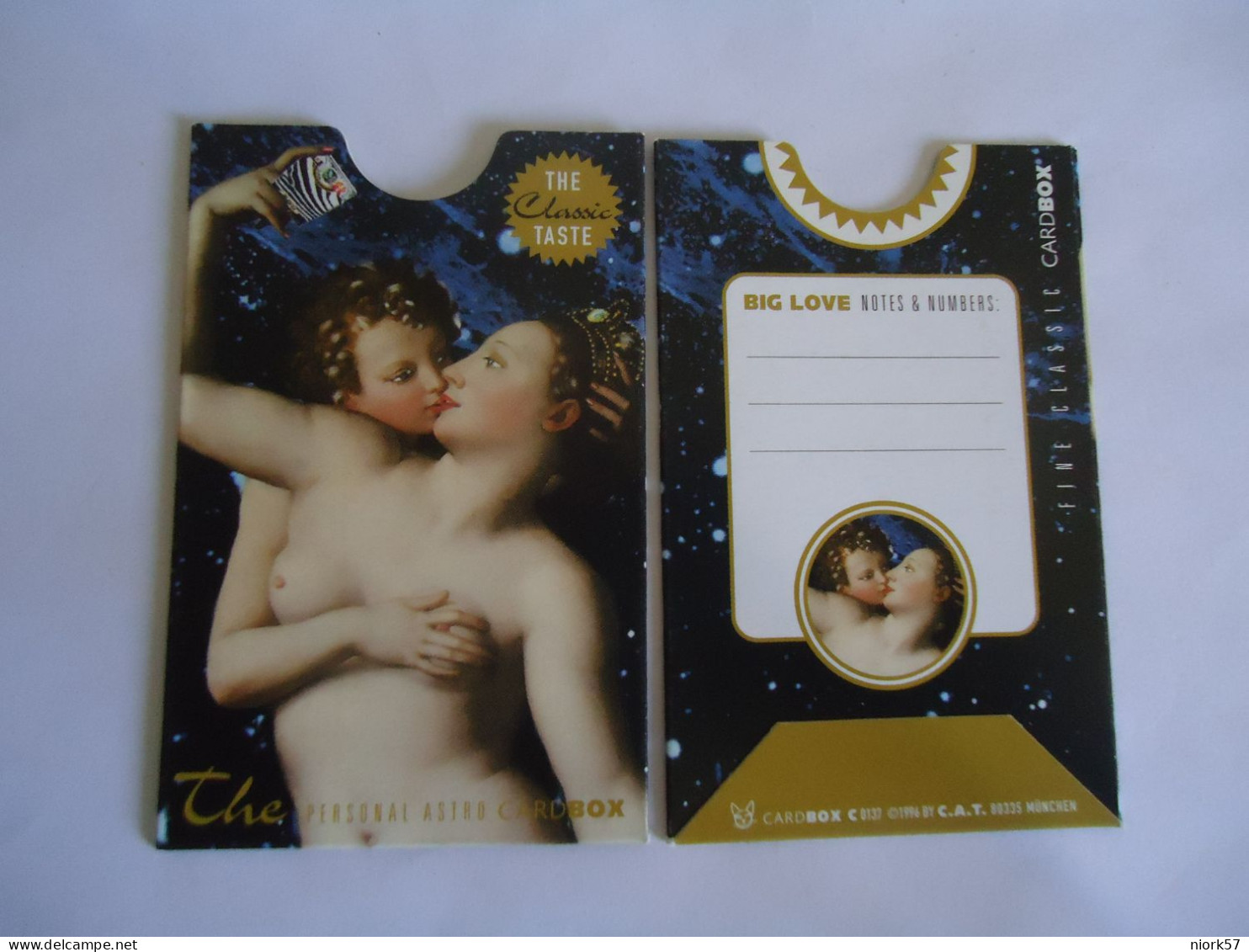 CARDBOX FOR PHONECARDS  PAINTINGS NUDES - Schilderijen