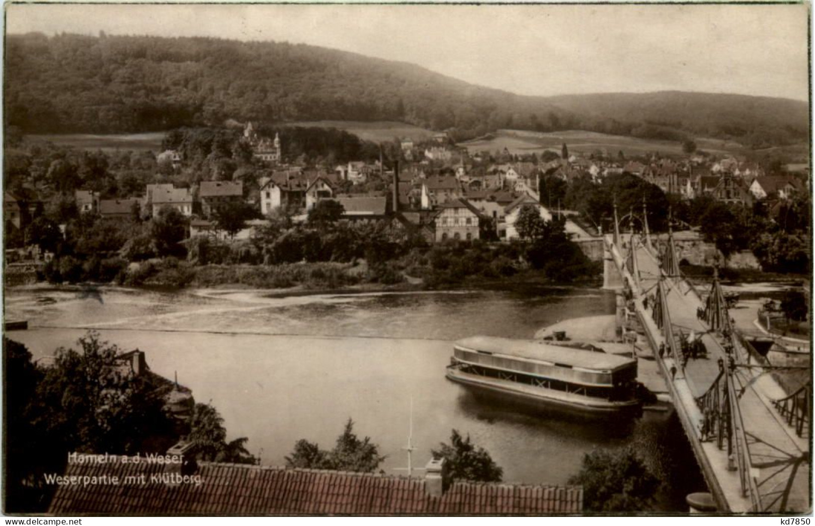 Hameln, Weserpartie Mit Klütberg - Hameln (Pyrmont)