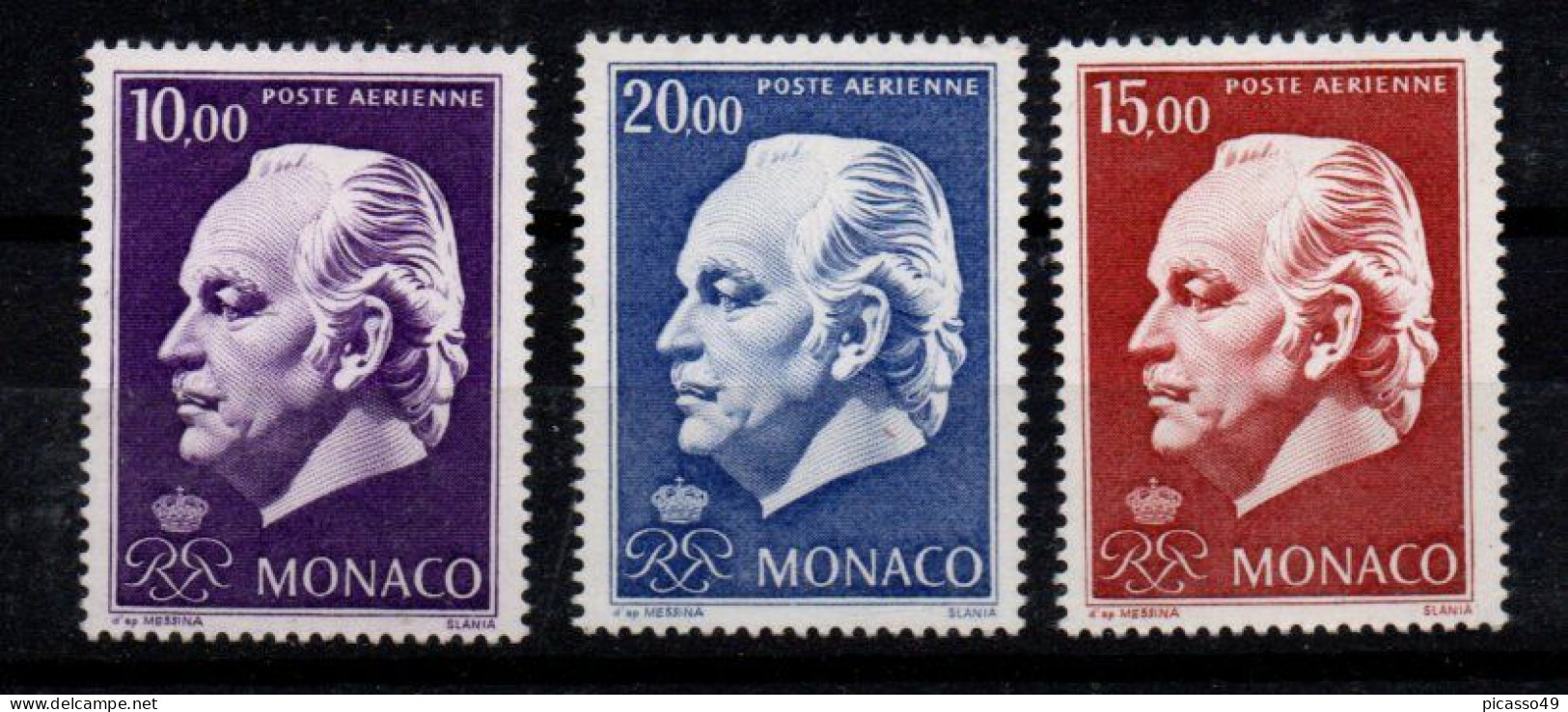 Monaco , Poste Aérienne N° 97 A 99 ** - Poste Aérienne