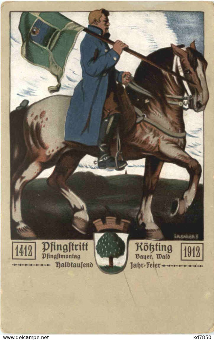 Pfingstritt Kötzting 1912 - Cham