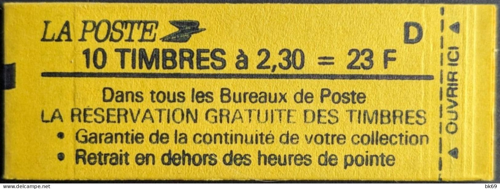 2614 C2 Conf. 8 Date 7/ 29.1.90 Carnet Fermé Briat 2.30F - Modernos : 1959-…