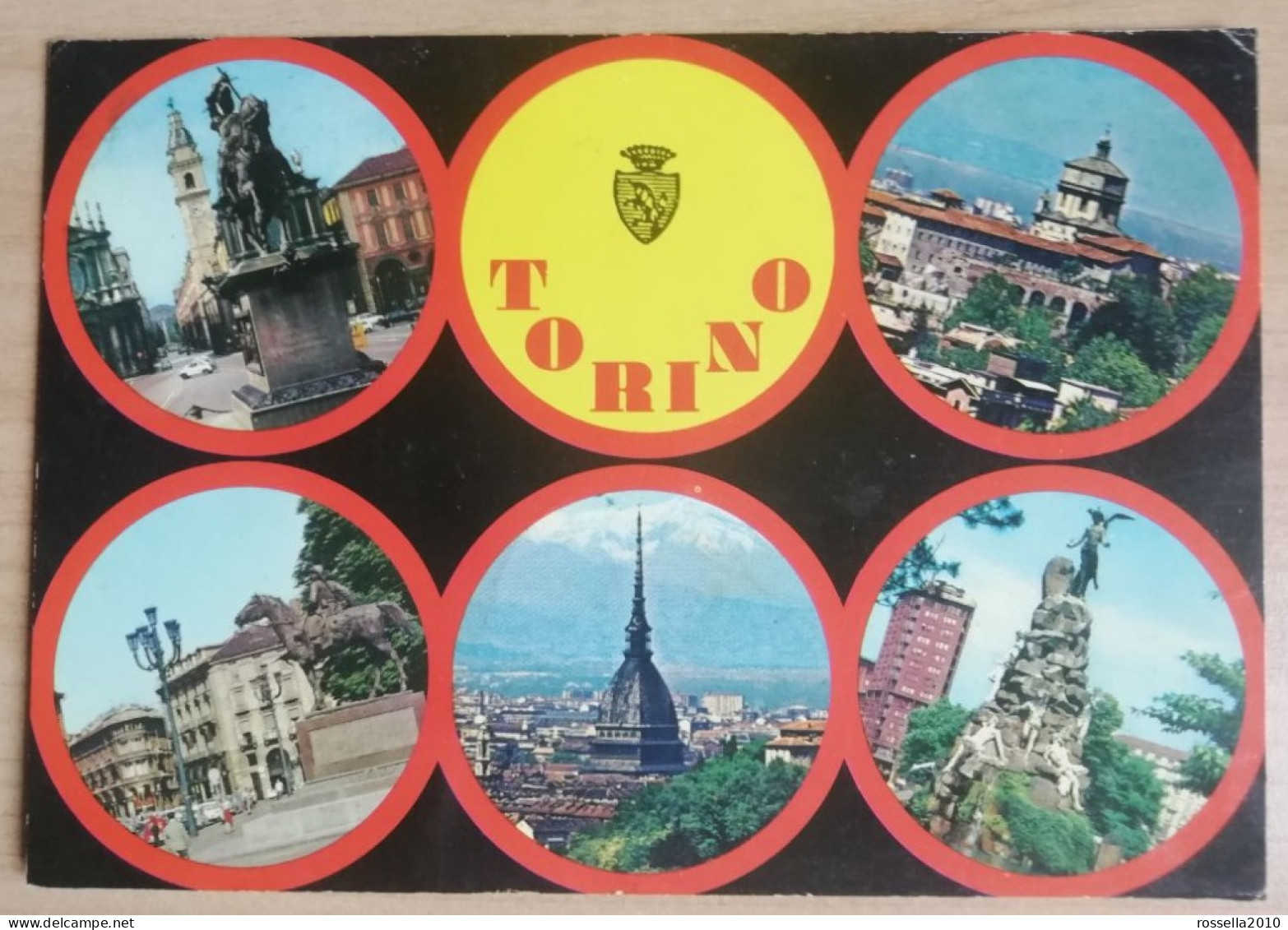 CARTOLINA 1971 ITALIA TORINO SALUTI VEDUTINE Italy Postcard ITALIEN Postkarte - Gruss Aus.../ Grüsse Aus...