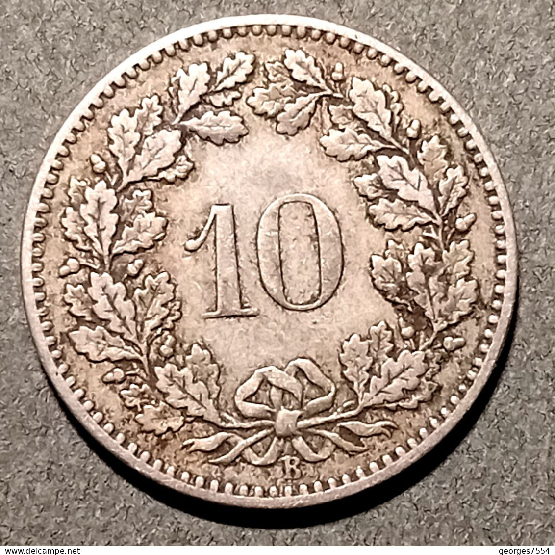 SUISSE - 10 RAPPEN 1885 B - 10 Centimes / Rappen