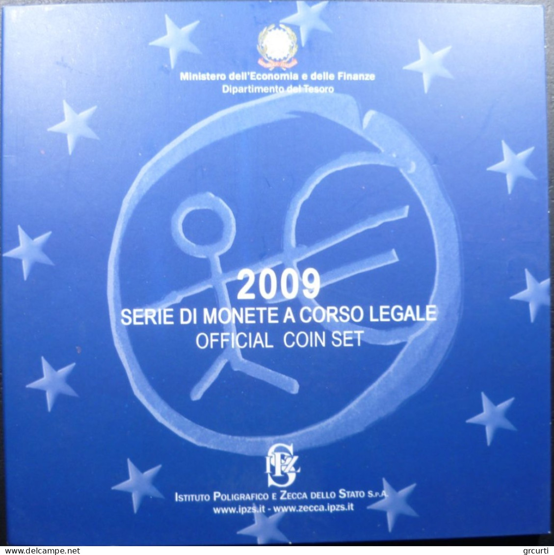 Italia - 2009 - Serie Divisionale - Con 2€ Commemorativa U.E.M. - Italia