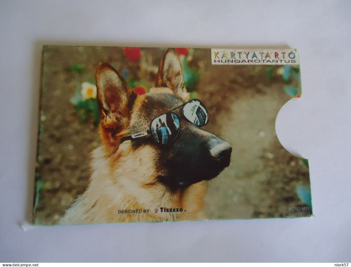 CARDBOX FOR PHONECARDS  ANIMALS DOGS - Chiens