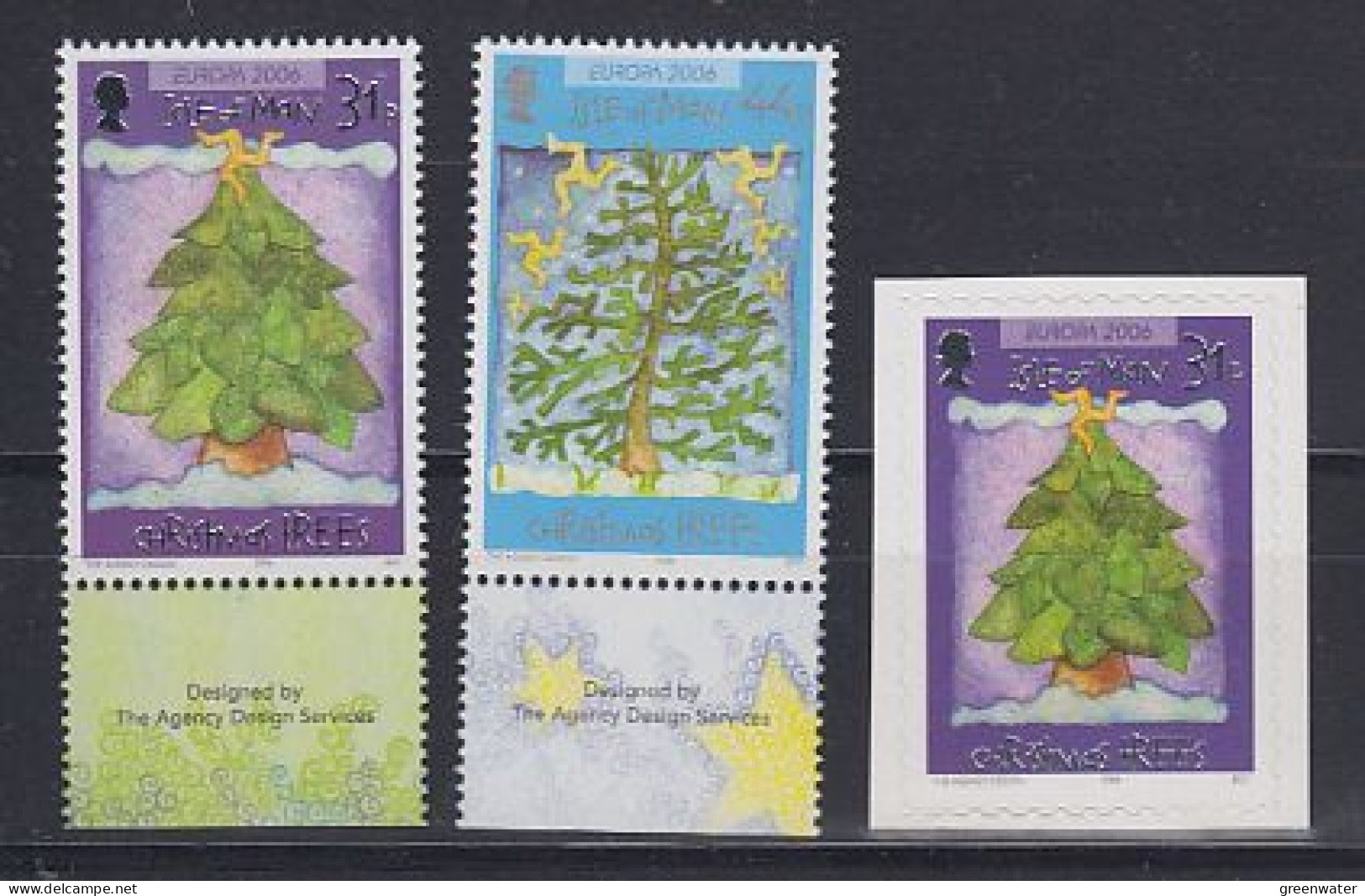 Europa Cept 2006 Isle Of Man 2v + 1v Self Adhesive ** Mnh (59455) - 2006