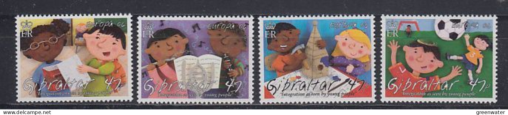 Europa Cept 2006 Gibraltar 4v ** Mnh (59455) - 2006