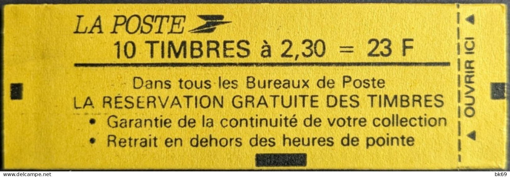 2614 C4 Conf. 9 Date 5/ 12.2.90 Carnet Fermé Publicité Schweppes Briat 2.30F - Moderne : 1959-...