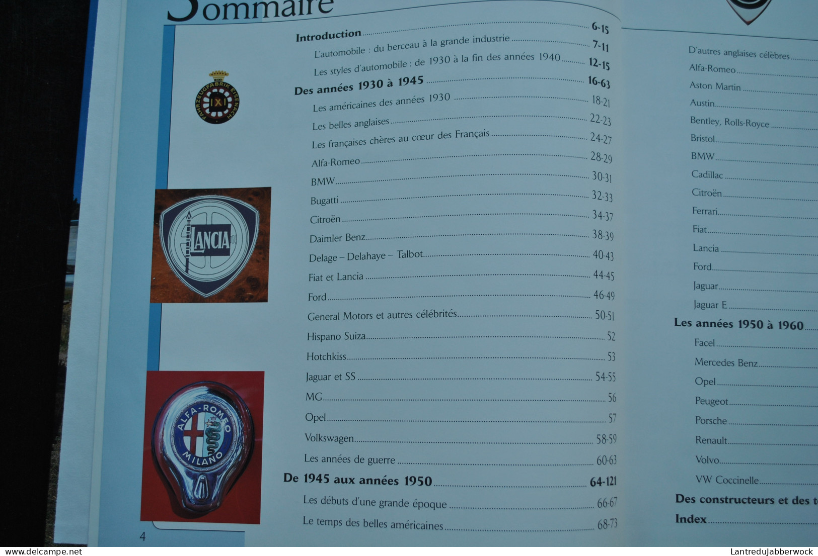 PUIBOUBE Daniel L'âge D'or De L'automobile Lancia Alfa BMW Ferrari Dixi General Motors Jaguar DS Mercedes VW Coccinelle - Auto