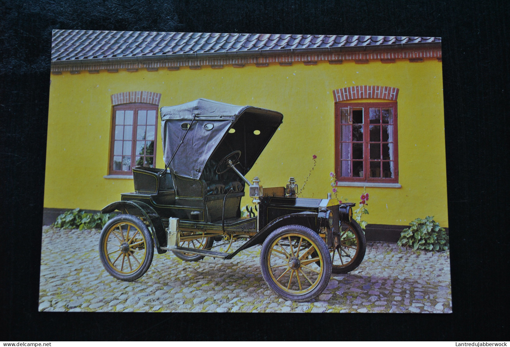4 GRANDES CARTES (15 x 21 cm) DE DION BOUTON 1900 - 1903 - RENAULT 8 CV 1907 - Ford Modell N 1906 non circulées