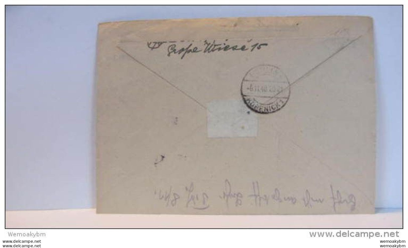 SBZ: R-Fern-Brief Mit 84 Pfg Ziffer EF Unterrand HAN OSt. Zerbst Aush.-R-Zettel (179) Vom 3.1.48 Nach Berlin  Knr: 211 - Cartas & Documentos