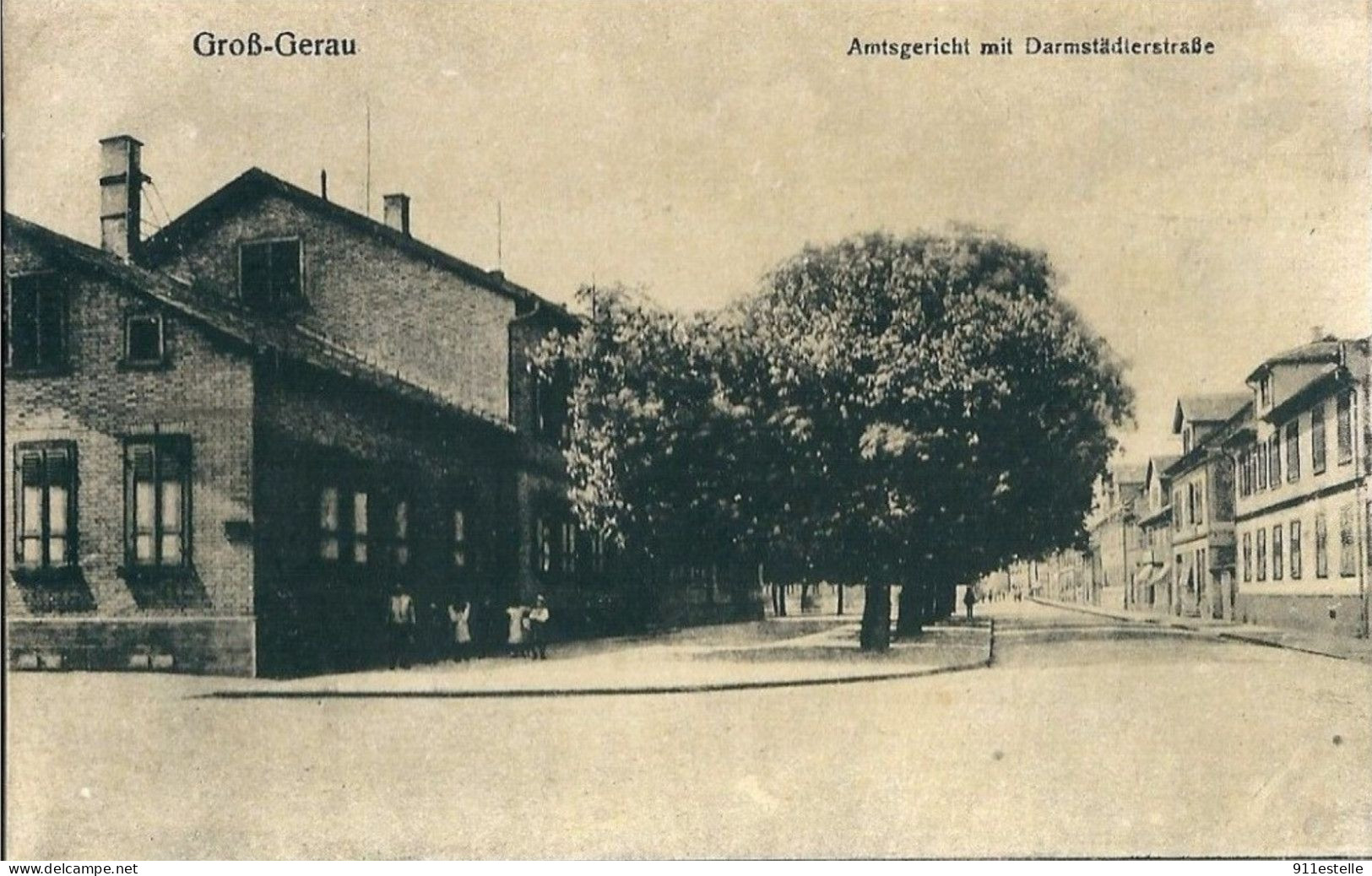 GROB   GERAU  -  Amtsgerich  Mit   Darmstadierstrabe - Gross-Gerau