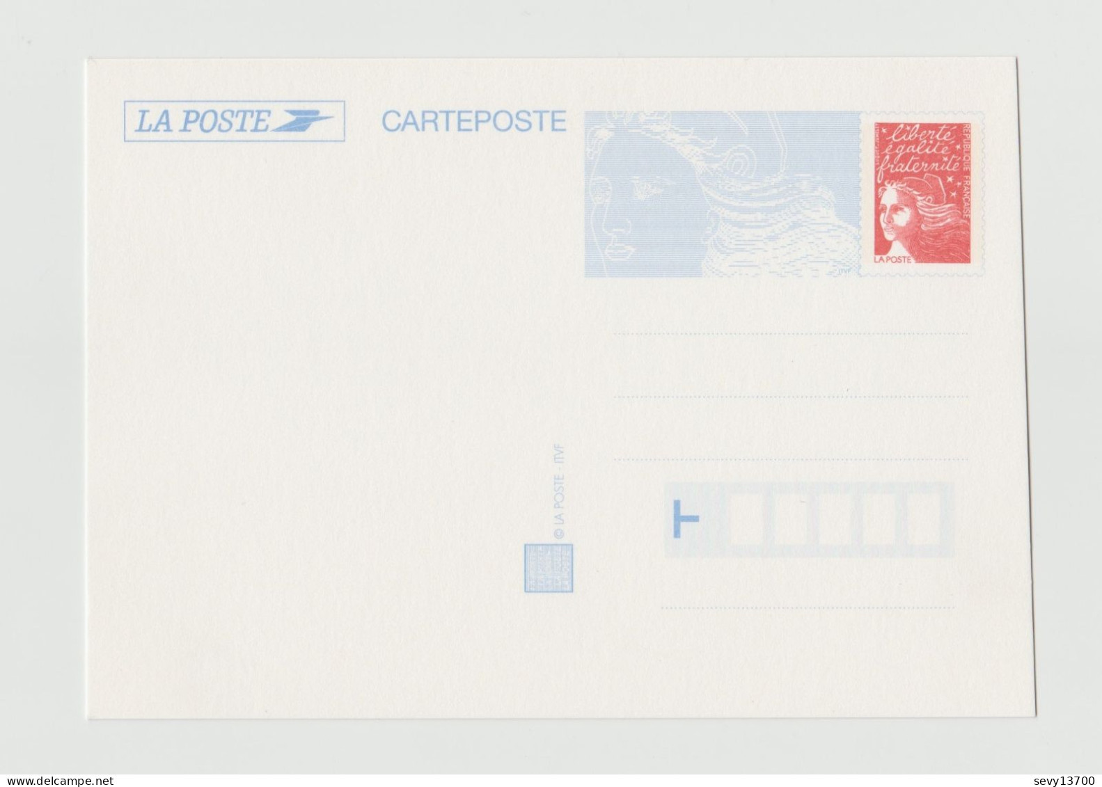 France 1997 La Poste Carteposte  Marianne De Luquet - Letter Cards