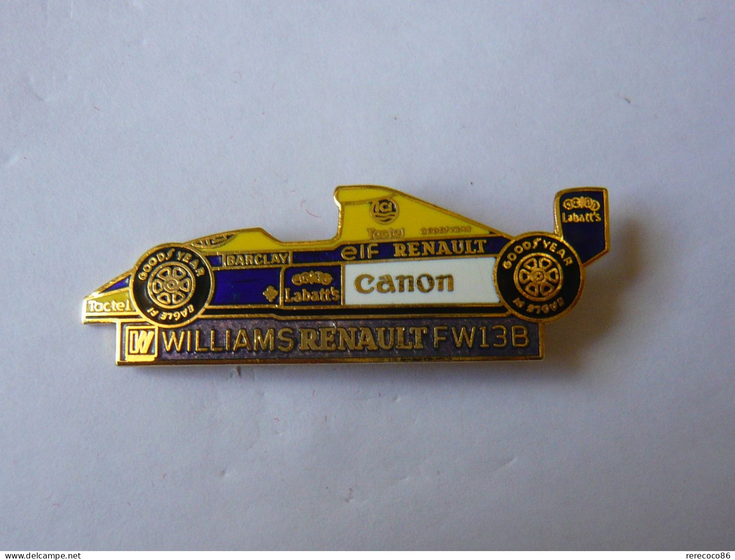 Pins  AUTOMOBILE FORMULE 1  WILLIAMS RENAULT - F1