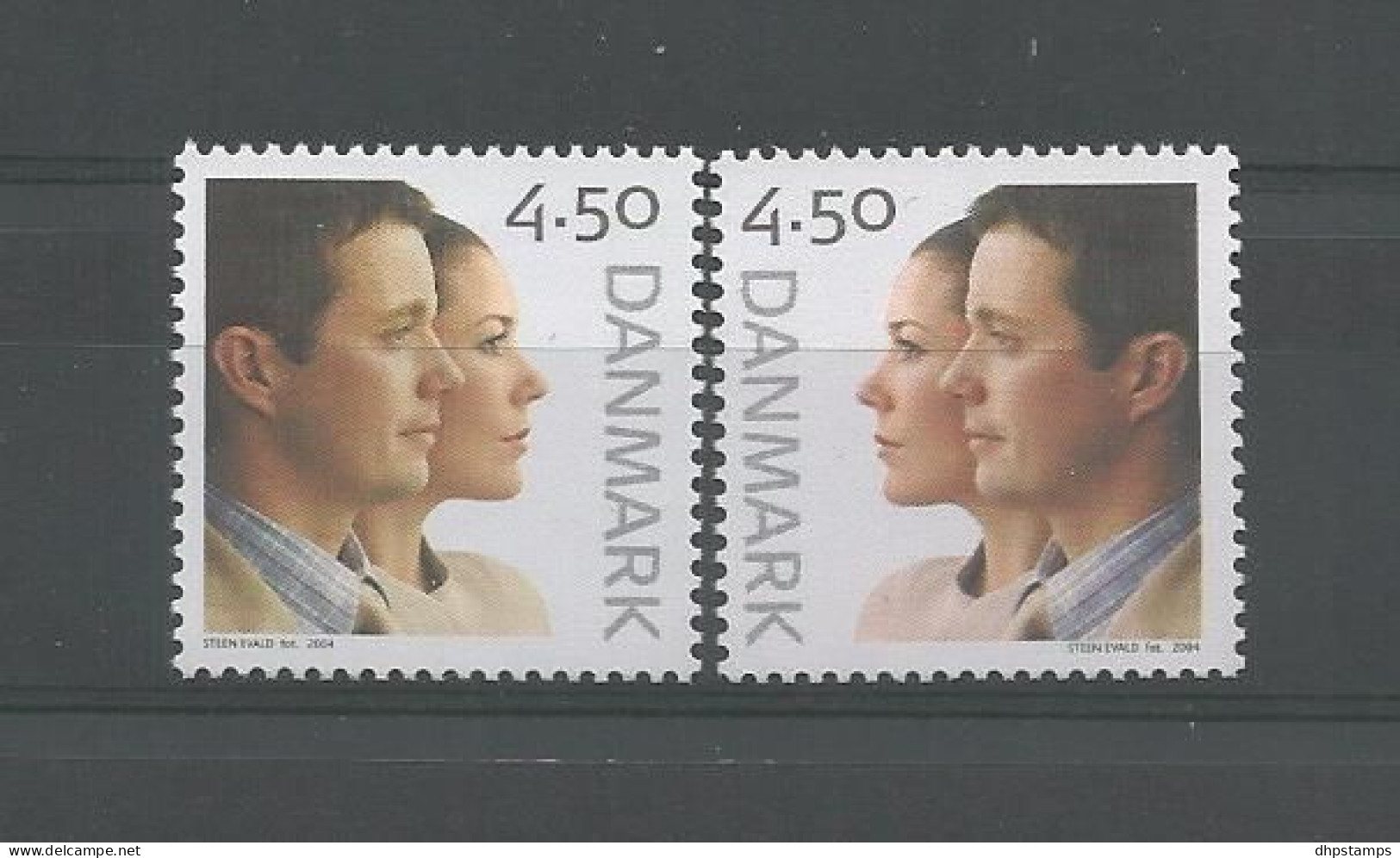 Denmark 2004 Royal Wedding Y.T. 1372/1373 ** - Neufs