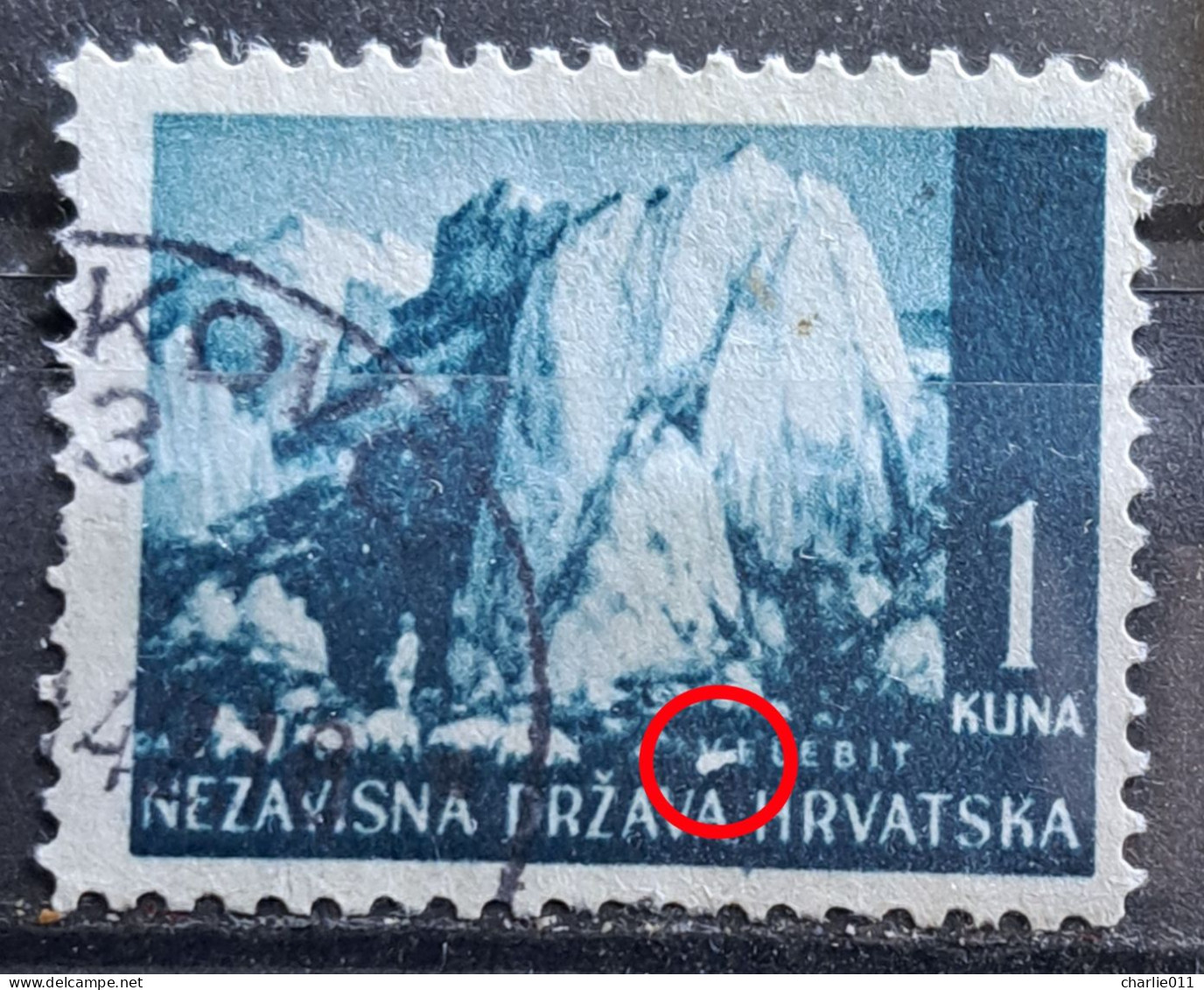 LANDSCAPES - 1 K-VELEBIT-ERROR -NDH-CROATIA-1941 - Croazia