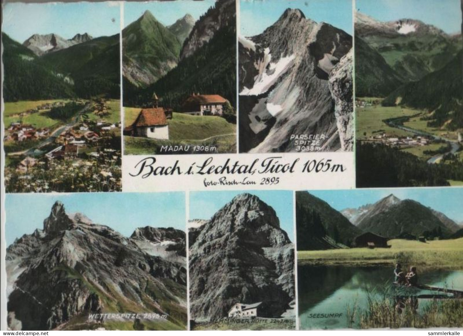 47344 - Österreich - Bach - U.a. Wetterspitze - 1965 - Reutte