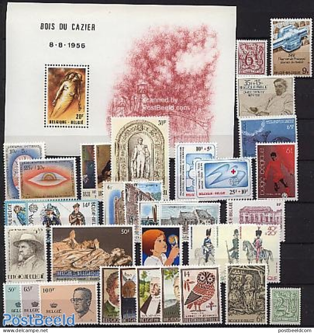 Belgium 1981 Yearset 1981 (35v+1s/s), Mint NH, Various - Yearsets (by Country) - Unused Stamps