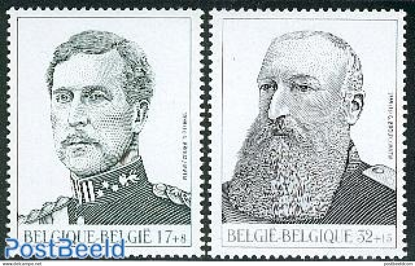 Belgium 1999 Philately, Kings 2v, Mint NH, History - Kings & Queens (Royalty) - Unused Stamps